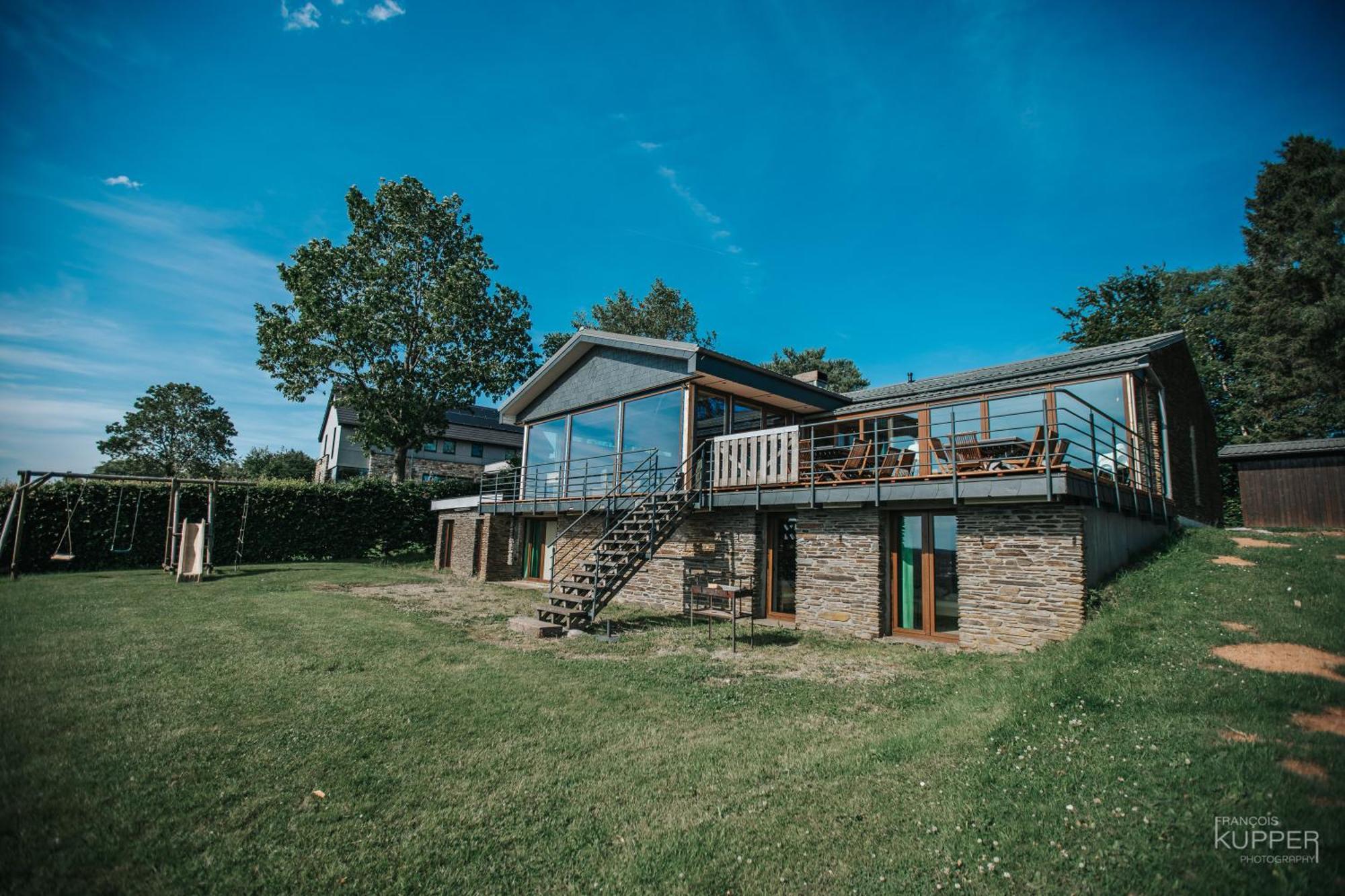 Villa Le Noir Flohay 30 Pers - Malmedy, Vue, Wellness Esterno foto