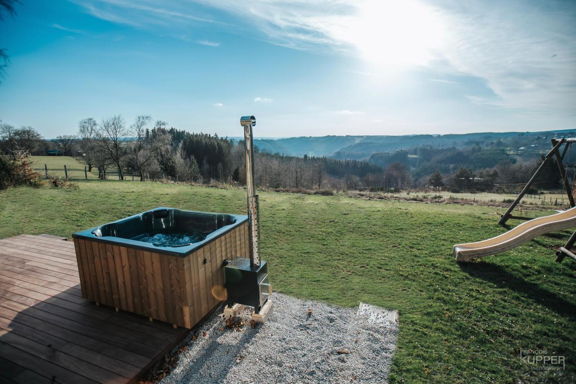Villa Le Noir Flohay 30 Pers - Malmedy, Vue, Wellness Esterno foto