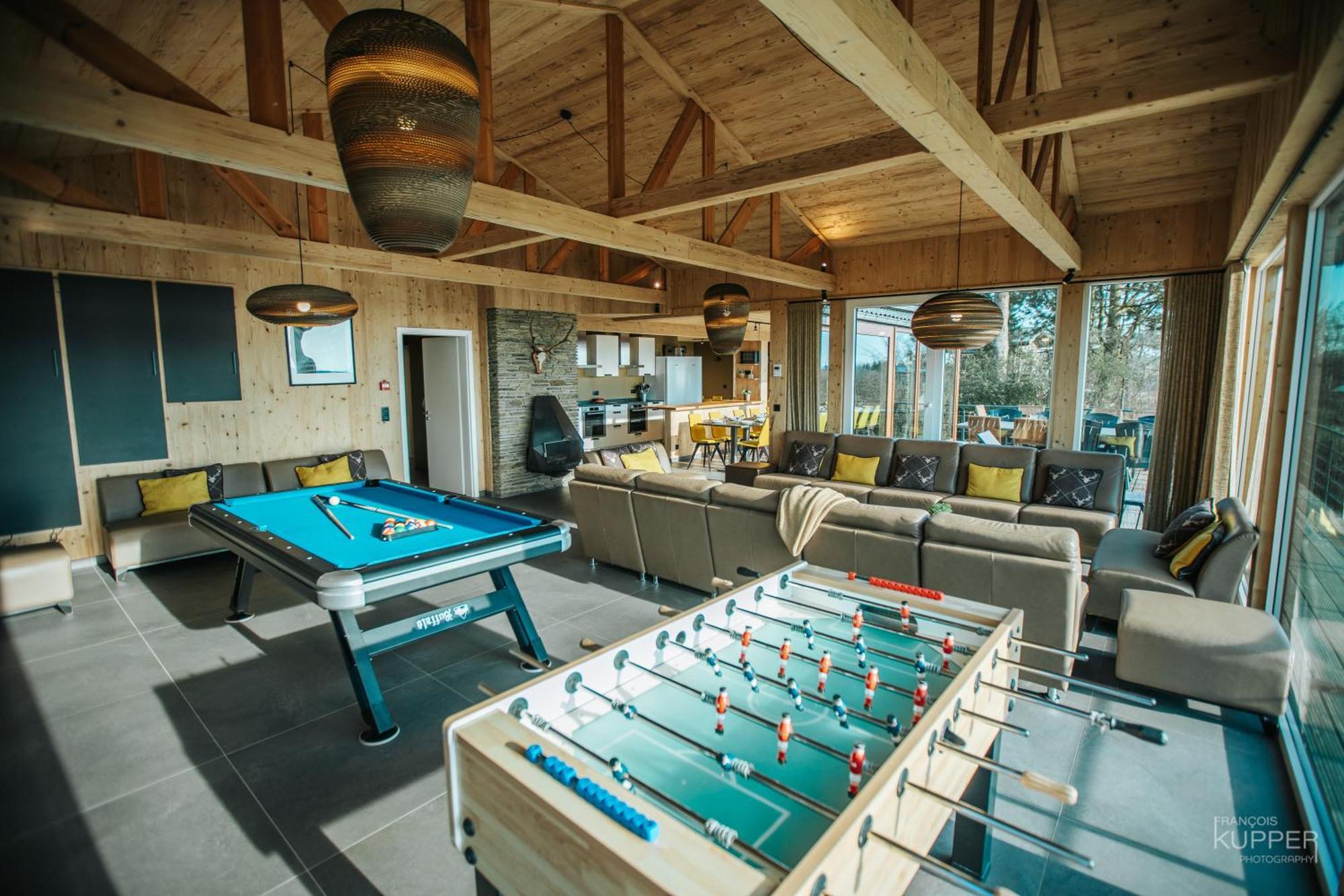 Villa Le Noir Flohay 30 Pers - Malmedy, Vue, Wellness Esterno foto