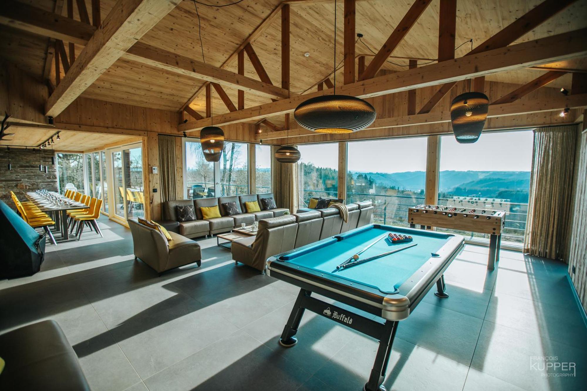 Villa Le Noir Flohay 30 Pers - Malmedy, Vue, Wellness Esterno foto