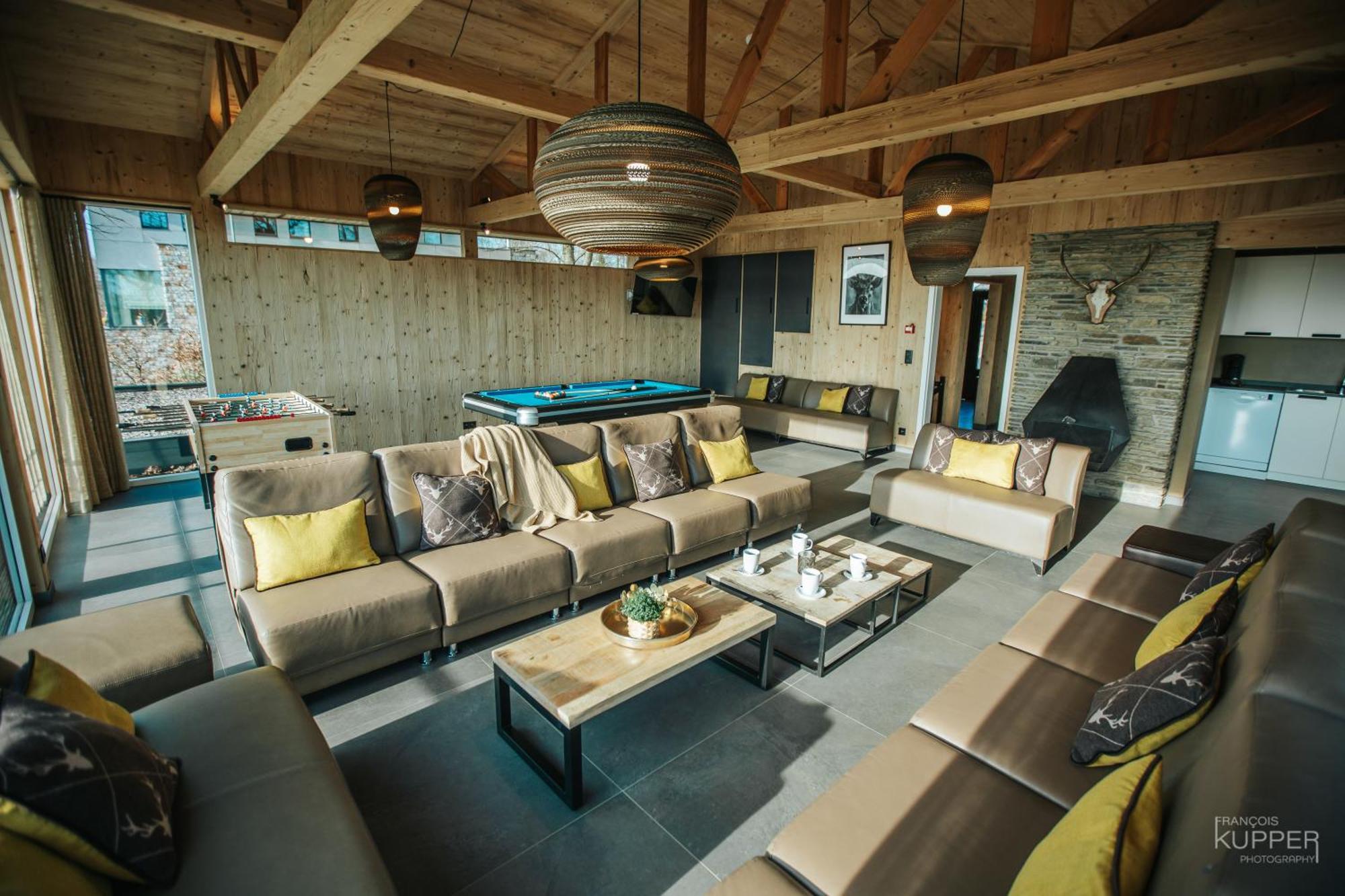 Villa Le Noir Flohay 30 Pers - Malmedy, Vue, Wellness Esterno foto