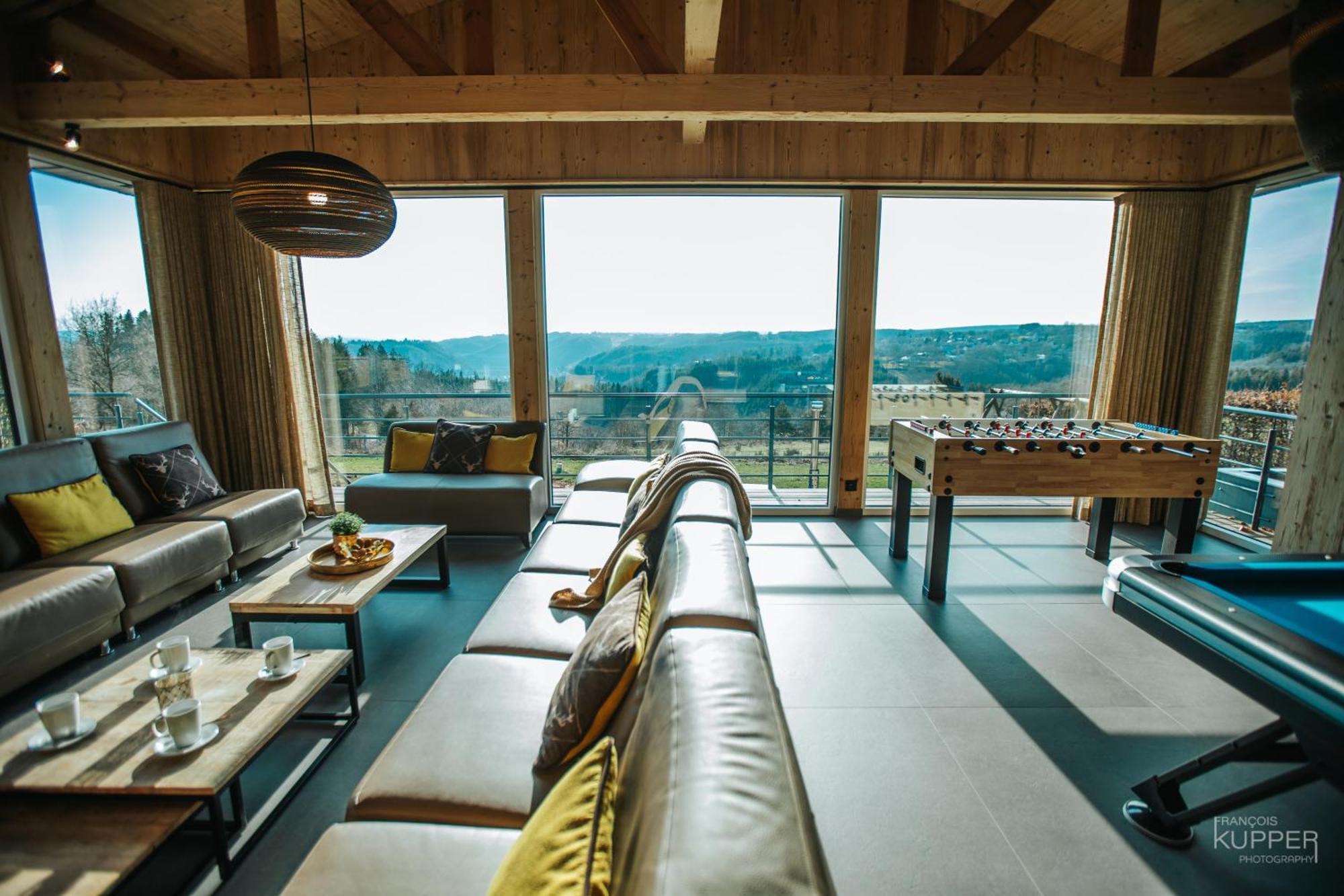 Villa Le Noir Flohay 30 Pers - Malmedy, Vue, Wellness Esterno foto